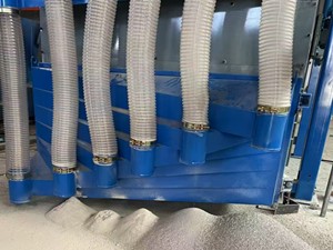 客户寄来的砂石料方形